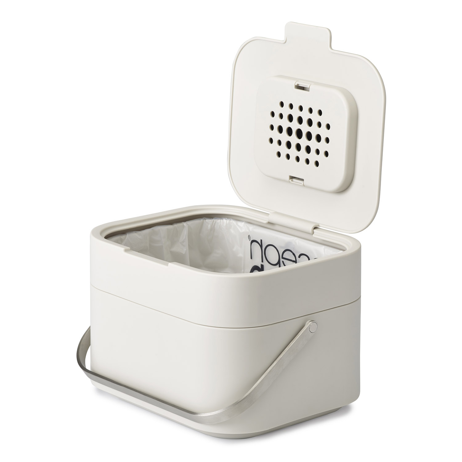 Bio Eimer STACK 4 l, Ivory, Joseph Joseph