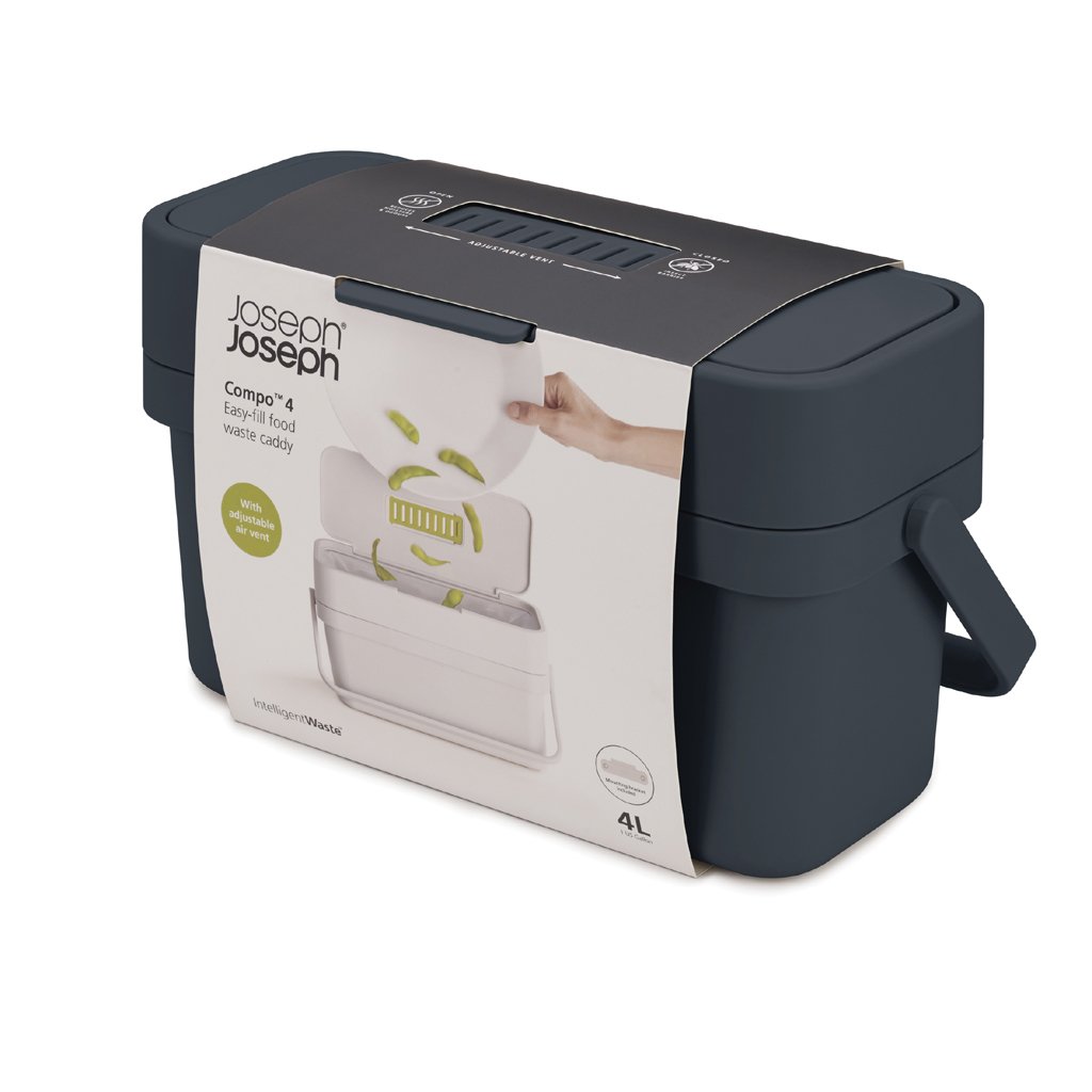 Biotonne COMPO4 30047, Graphit, Joseph Joseph