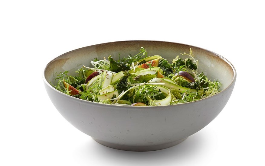 Salatschale 30 cm, Creme, Bitz