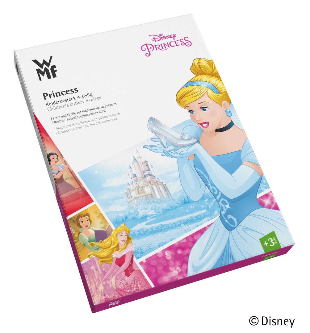 Kinder Besteckset DISNEY PRINCESS, 4-teilig, WMF