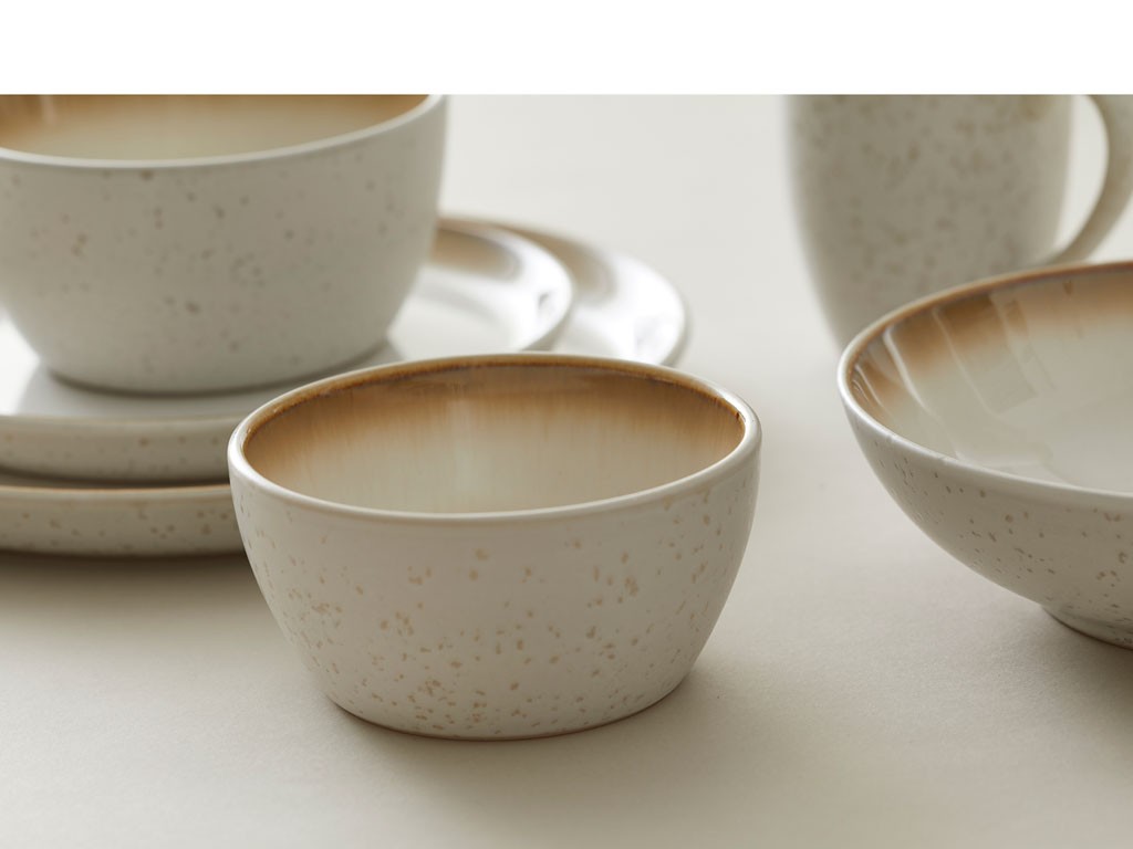 Servierschale 10 cm, Creme, Bitz