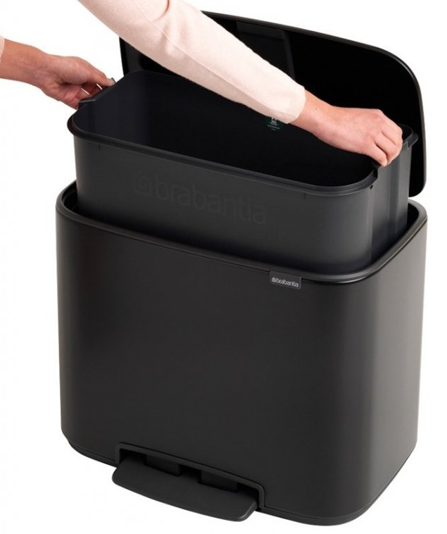 Treteimer BO 36 l, mattschwarz, Brabantia
