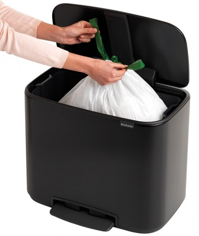 Treteimer BO 36 l, mattschwarz, Brabantia