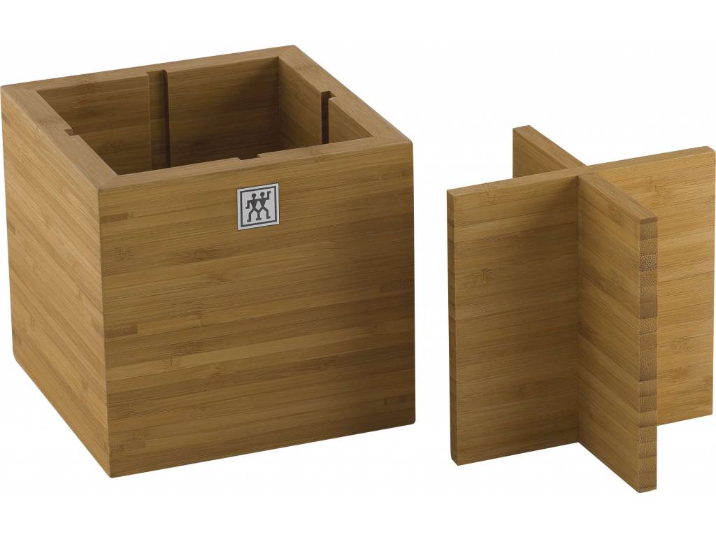 Utensilienhalter L 16 x 16 cm, Bambus, Zwilling