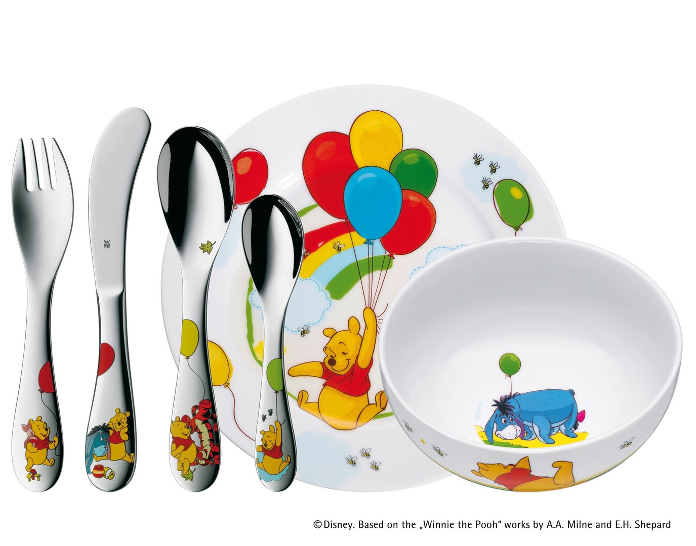 Kindergeschirrset WINNIE THE POOH DISNEY, 6-teilig, WMF