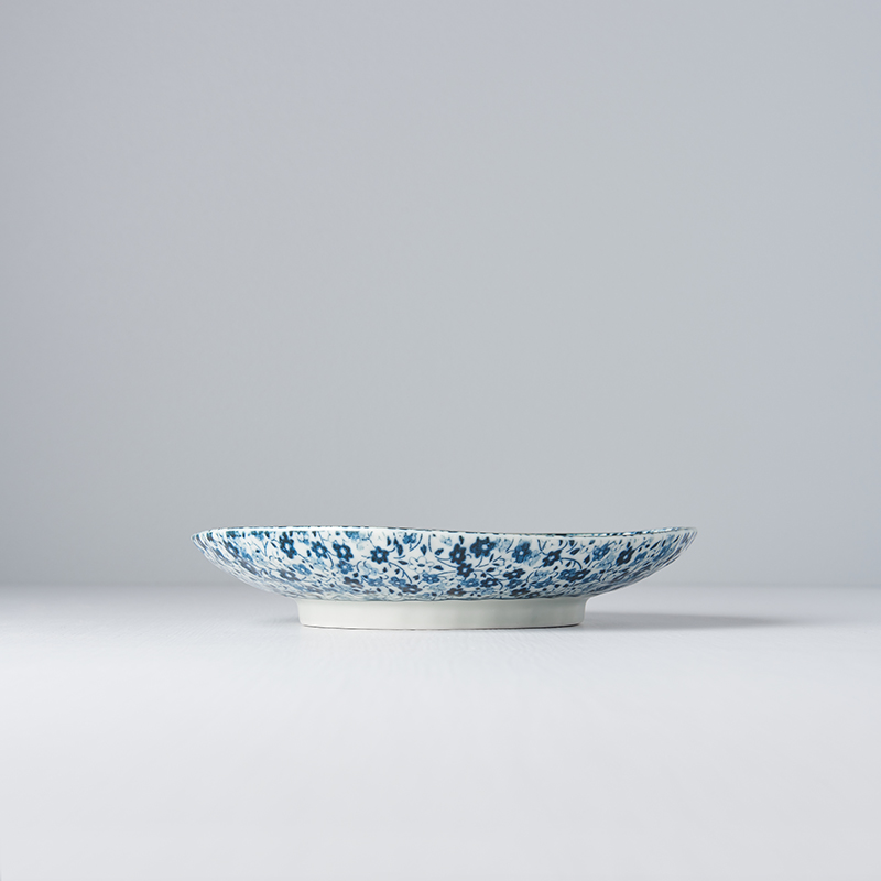 Dessertteller BLUE DAISY 19 cm, MIJ