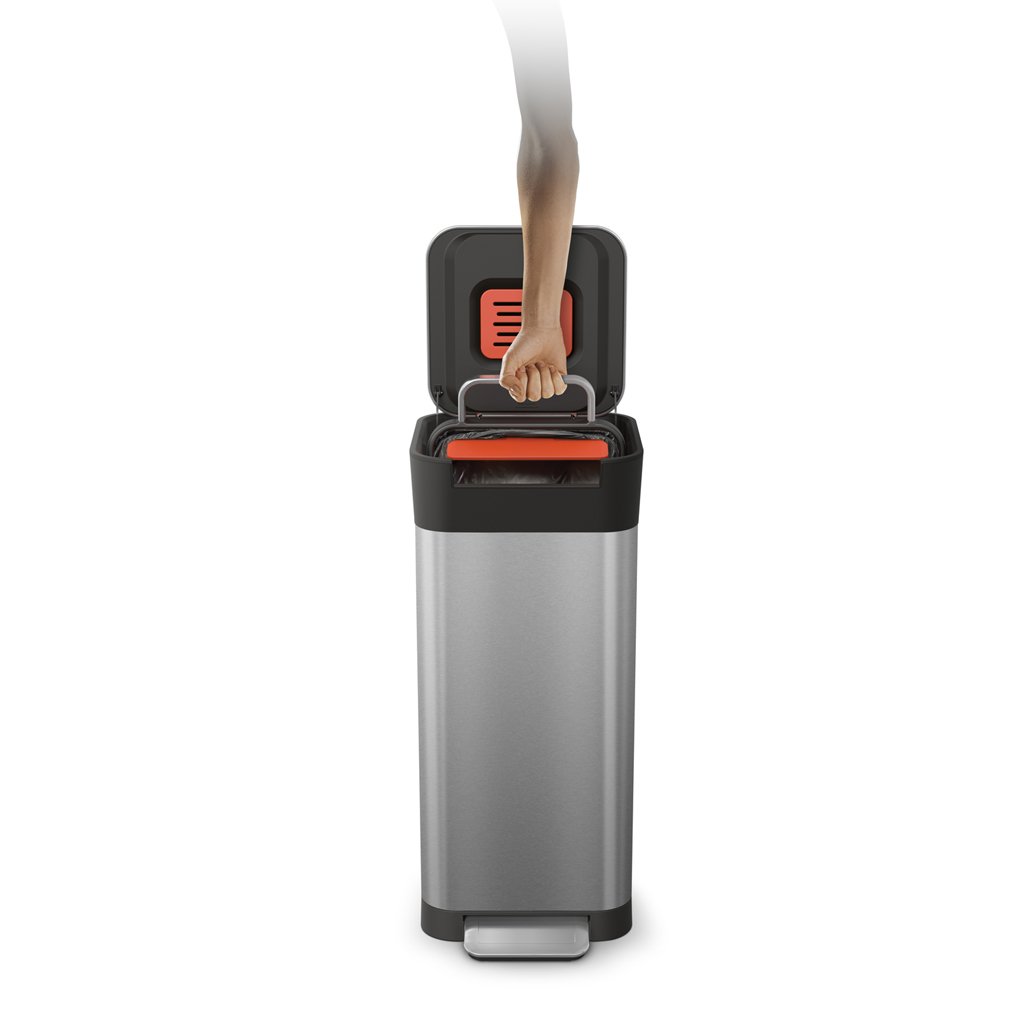 Mülleimer TRASH COMPACTOR TITAN 20 l, Stahl, Joseph Joseph