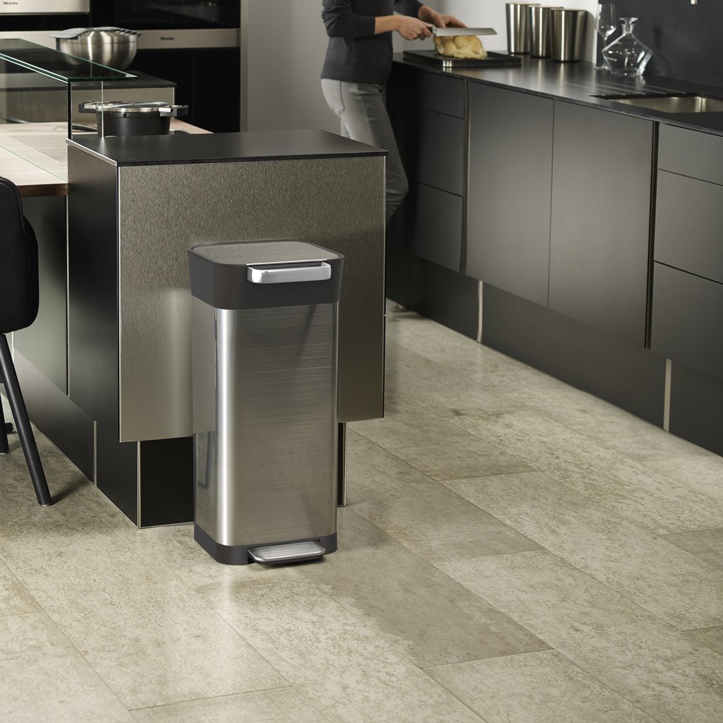 Mülleimer TRASH COMPACTOR TITAN 20 l, Stahl, Joseph Joseph