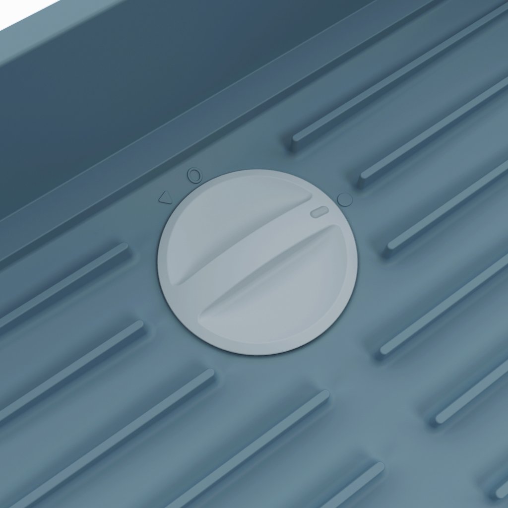 Abtropfgestell EXTEND, ausziehbar, blau, Joseph Joseph
