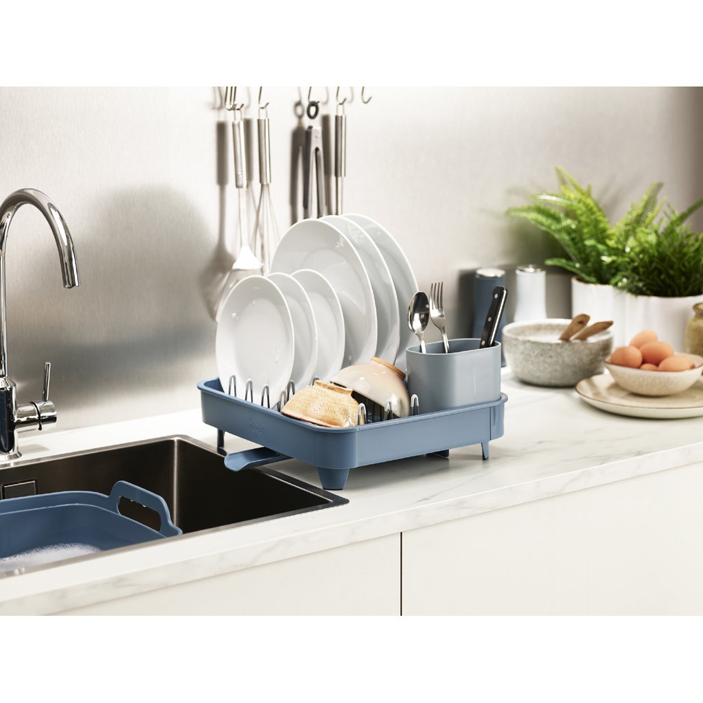 Abtropfgestell EXTEND, ausziehbar, blau, Joseph Joseph