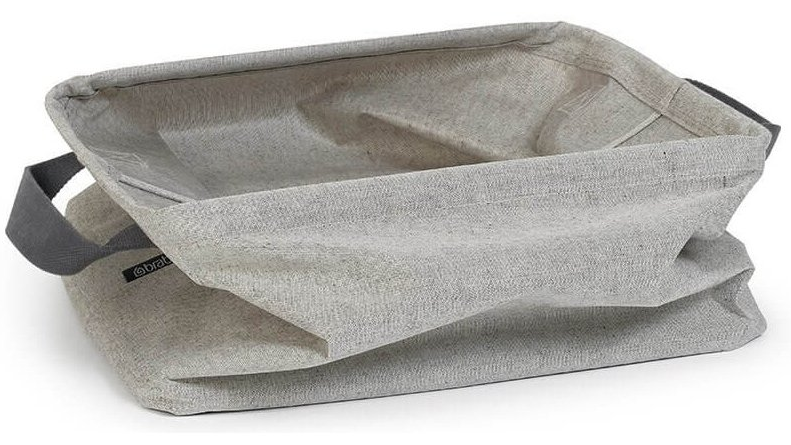 Wäschekorb, faltbar, grau, Brabantia