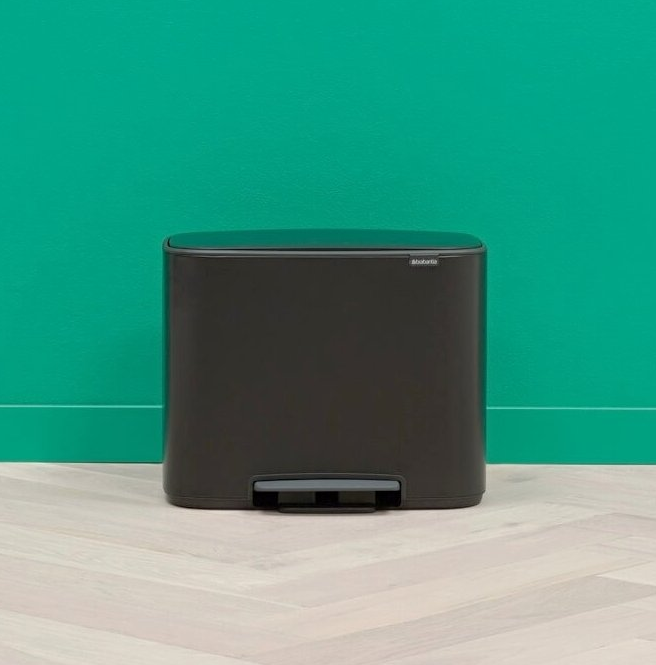 Treteimer BO 3 x 11 l, schwarz, Brabantia