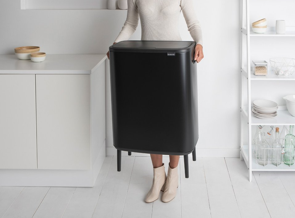 Touch Mülleimer BO HI 2 x 30 l, schwarz, Brabantia