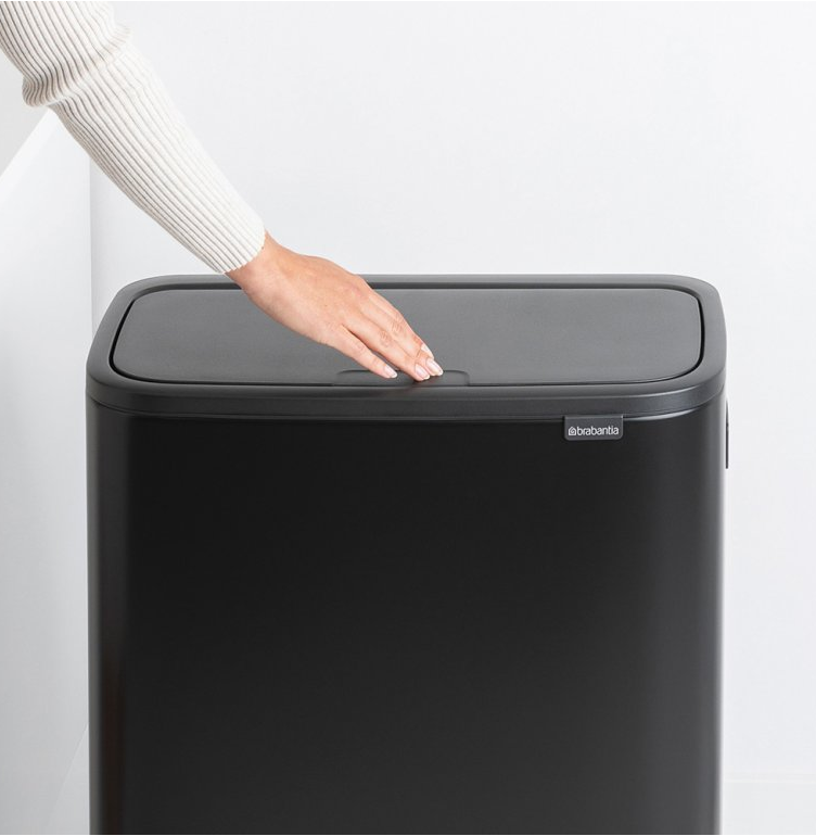 Touch Mülleimer BO HI 2 x 30 l, schwarz, Brabantia