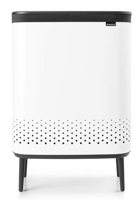 Wäschekorb BO 2 x 45 l, weiß, Brabantia