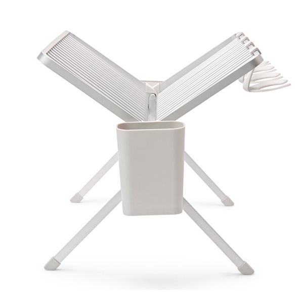 Abtropfgestell, faltbar, hellgrau, Brabantia