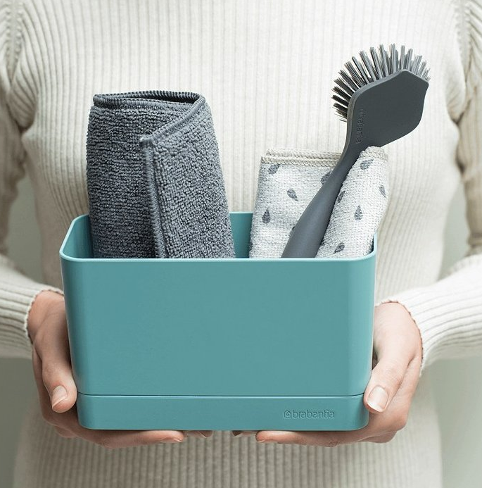 Spülbürste, mit Saugnapf, grau, Brabantia