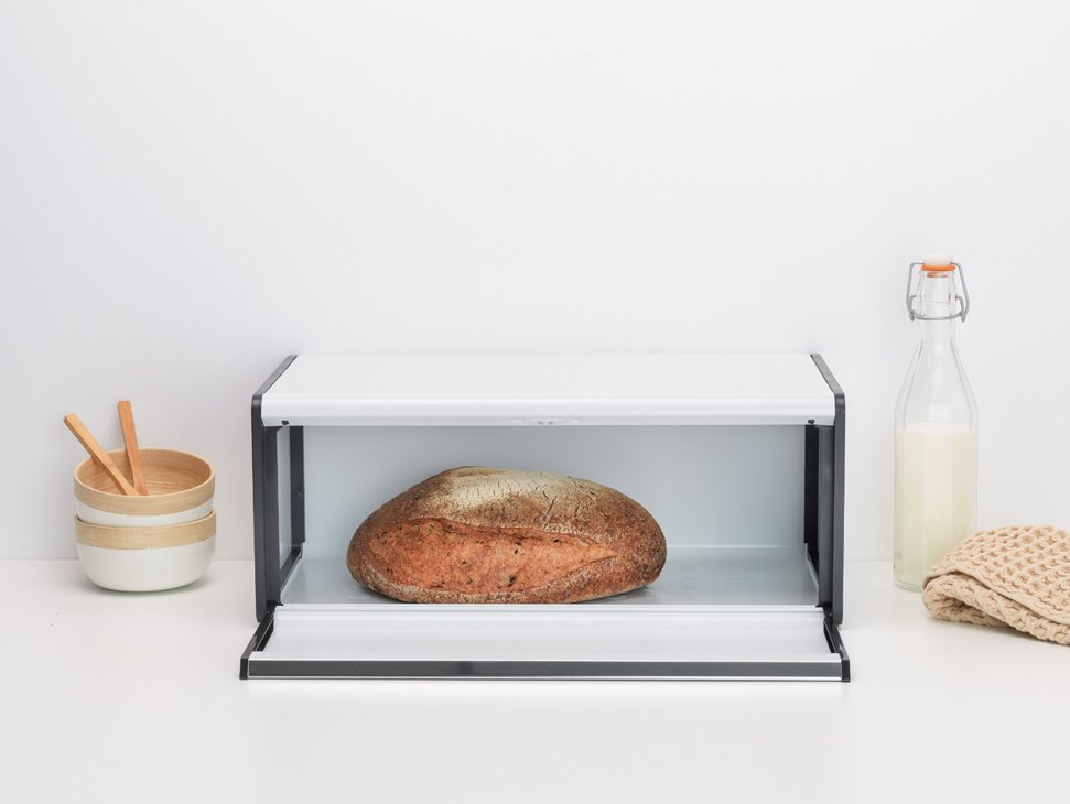 Klappbrotkasten FALL FRONT 46,5 cm, weiß, Brabantia