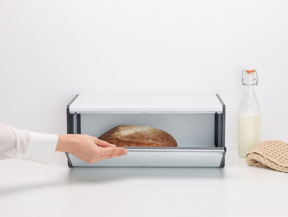Klappbrotkasten FALL FRONT 46,5 cm, weiß, Brabantia