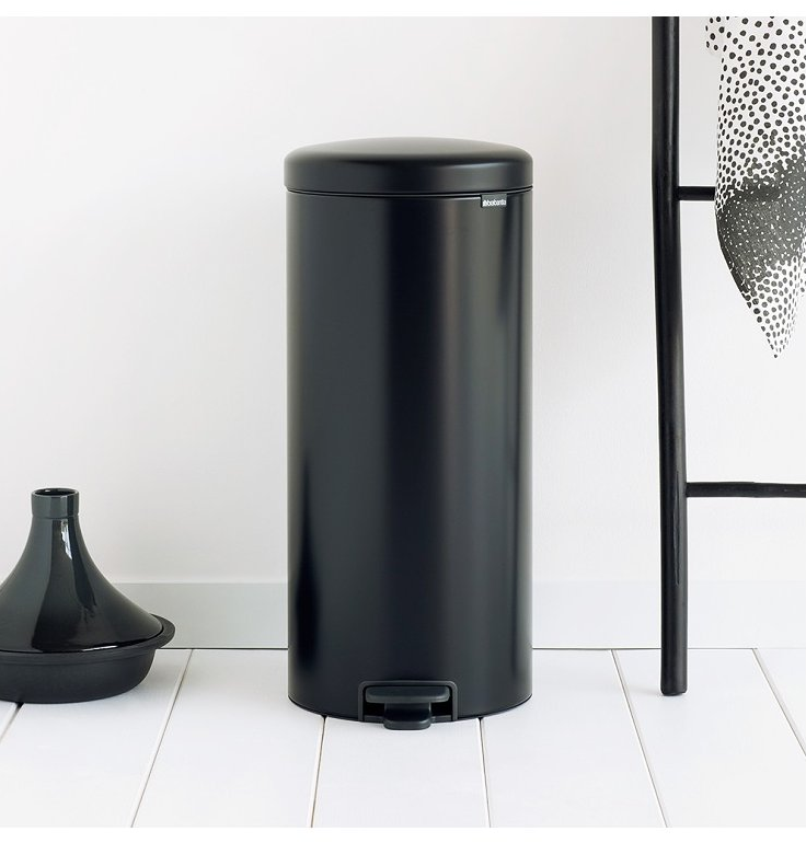 Treteimer NEWICON 30 l, mattschwarz, Brabantia