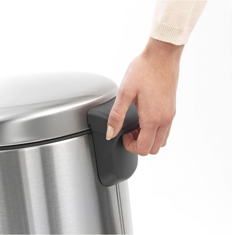Treteimer NEWICON 30 l, Fingerprint Proof, Stahl matt, Brabantia