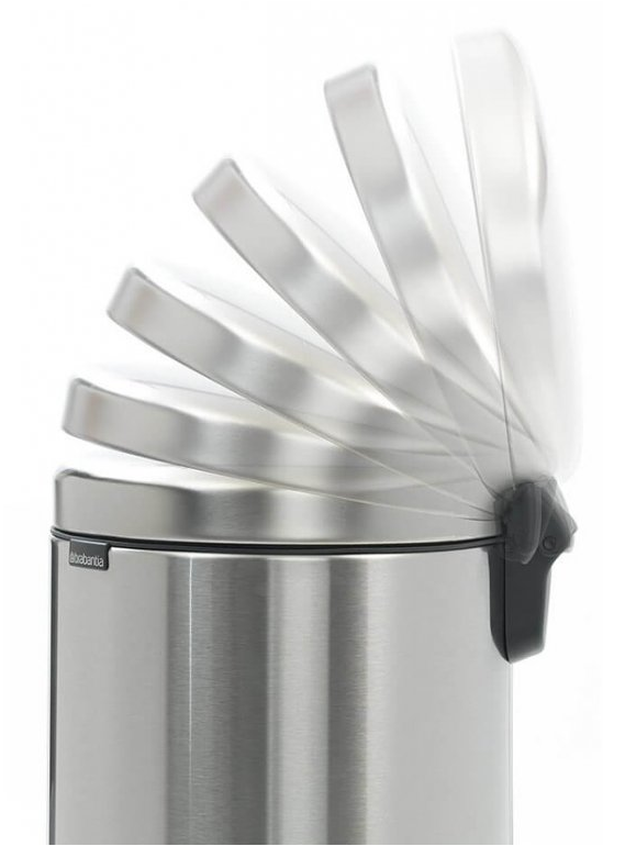 Treteimer NEWICON 30 l, Fingerprint Proof, Stahl matt, Brabantia