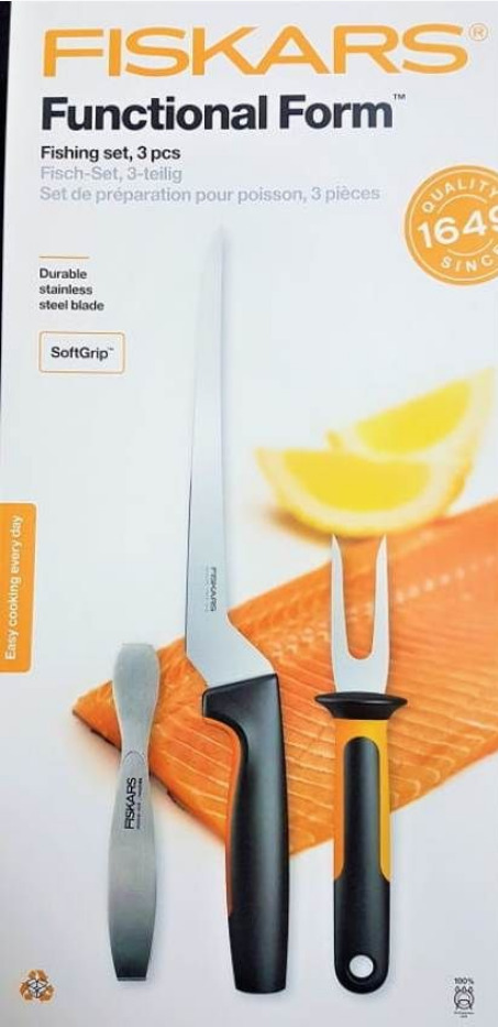 Fischbesteck-Set FUNCTIONAL FORM, 3-teilig, Fiskars