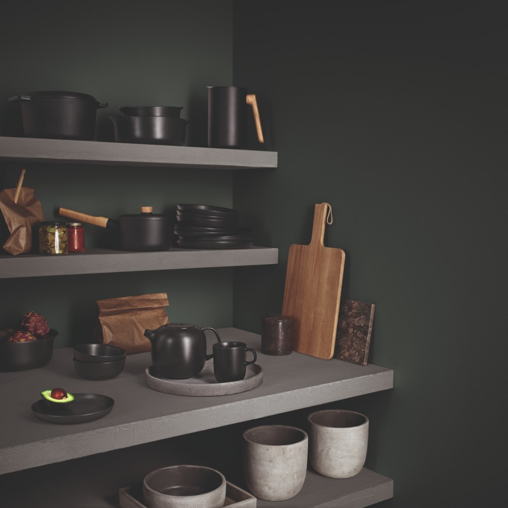 Tetasse NORDIC KITCHEN 400 ml, Schwarz, Steinzeug, Eva Solo