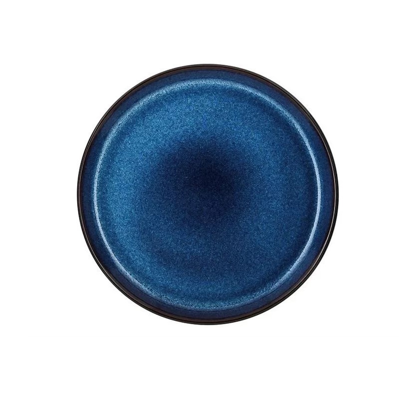 Dessertteller GASTRO 21 cm, schwarz/dunkelblau, Bitz