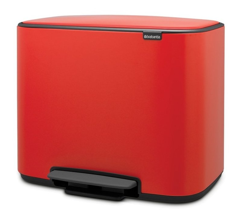 Treteimer BO 3 x 11 l, rot, Brabantia