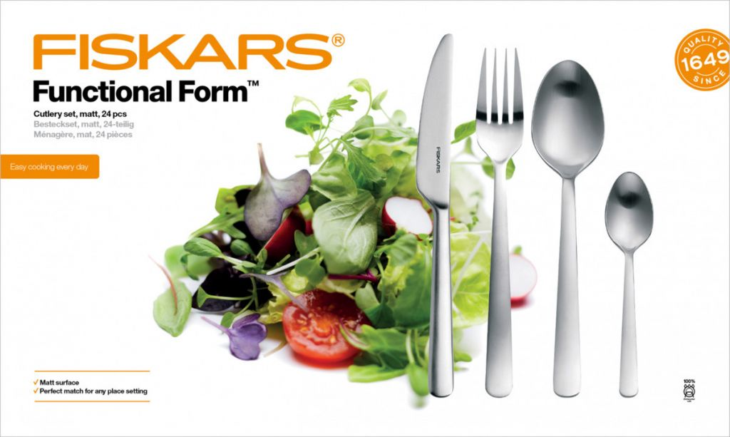 Besteckset FUNCTIONAL FORM, 24-teilig, Fiskars