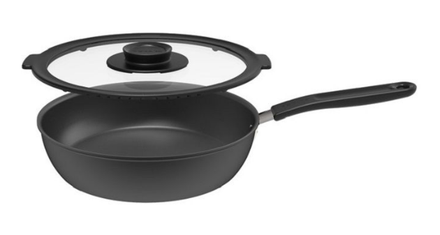 Antihaftpfanne FUNCTIONAL FORM 26 cm, mit Deckel, Fiskars