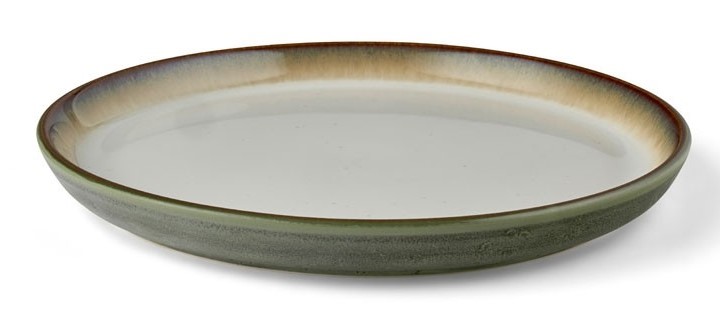 Dessertteller 21 cm, grau/creme, Bitz