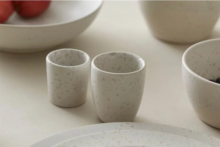 Teetasse 300 ml, Creme matt, Bitz