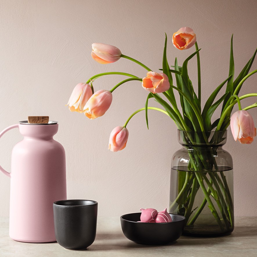 Vase SILHOUETTE 18,5 cm, Rauchglas, Eva Solo