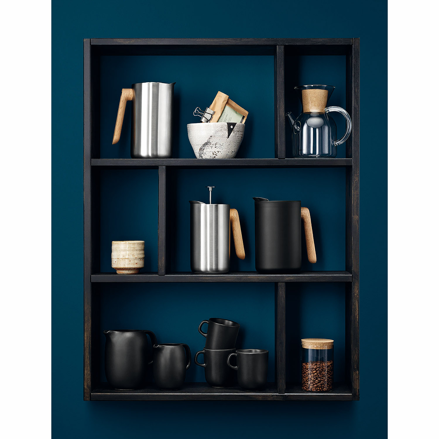 French Press Stempelkanne mit Isolierwirkung NORDIC KITCHEN 1 l, Eva Solo