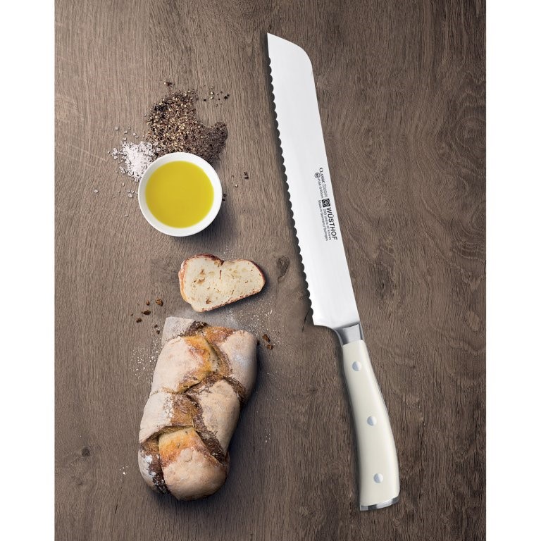 Brotmesser CLASSIC IKON 20 cm, Creme, Wüsthof