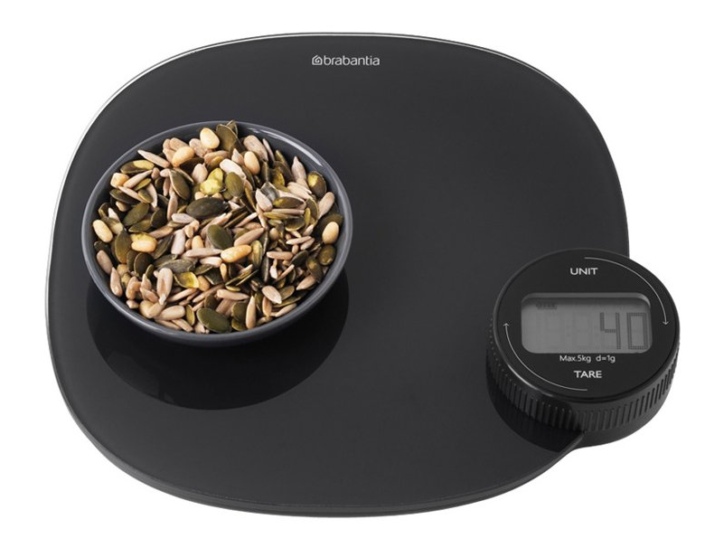 Küchenwaage digital PLUS, grau, Brabantia