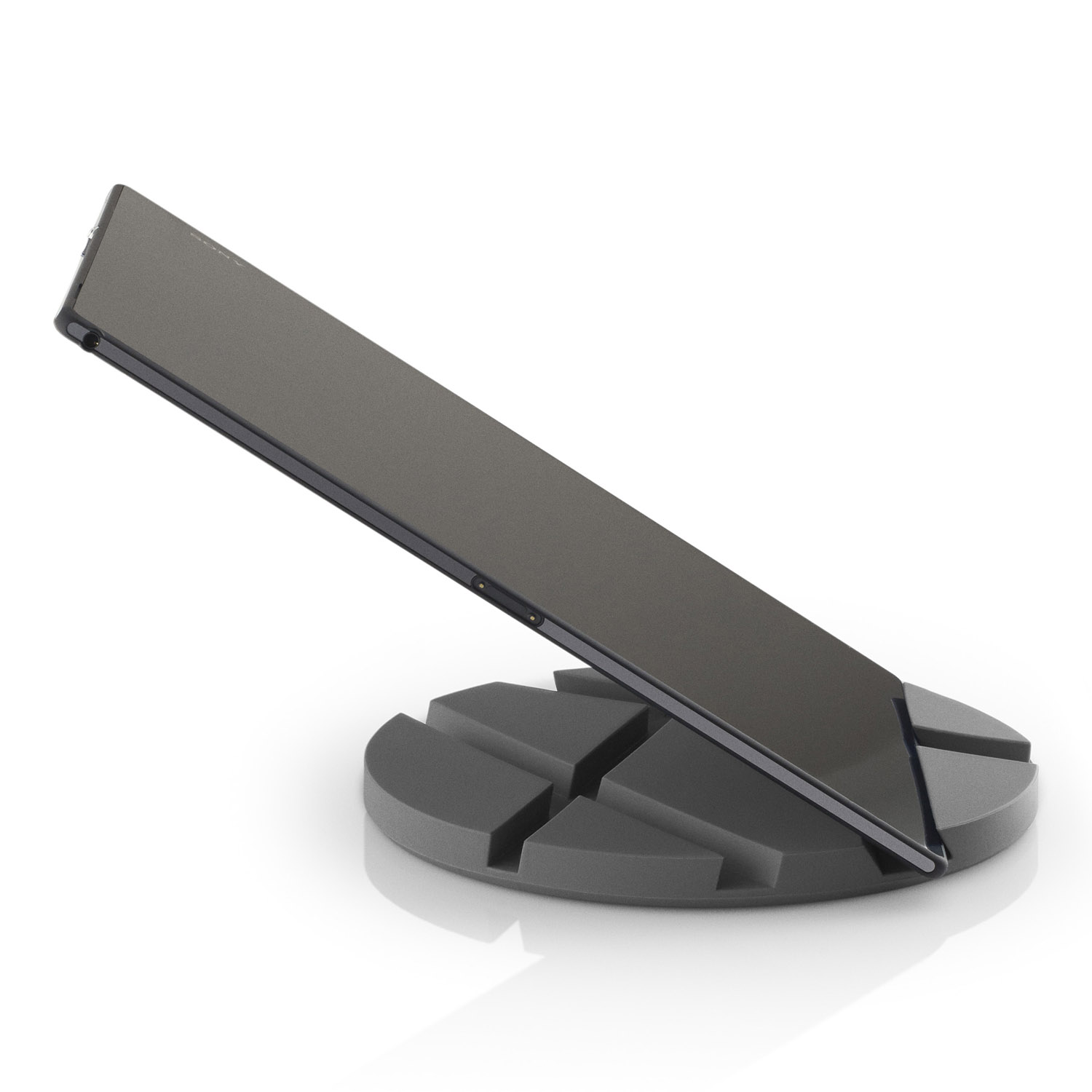 Untersetzer und Tablethalter 2in1, grau, Eva Solo