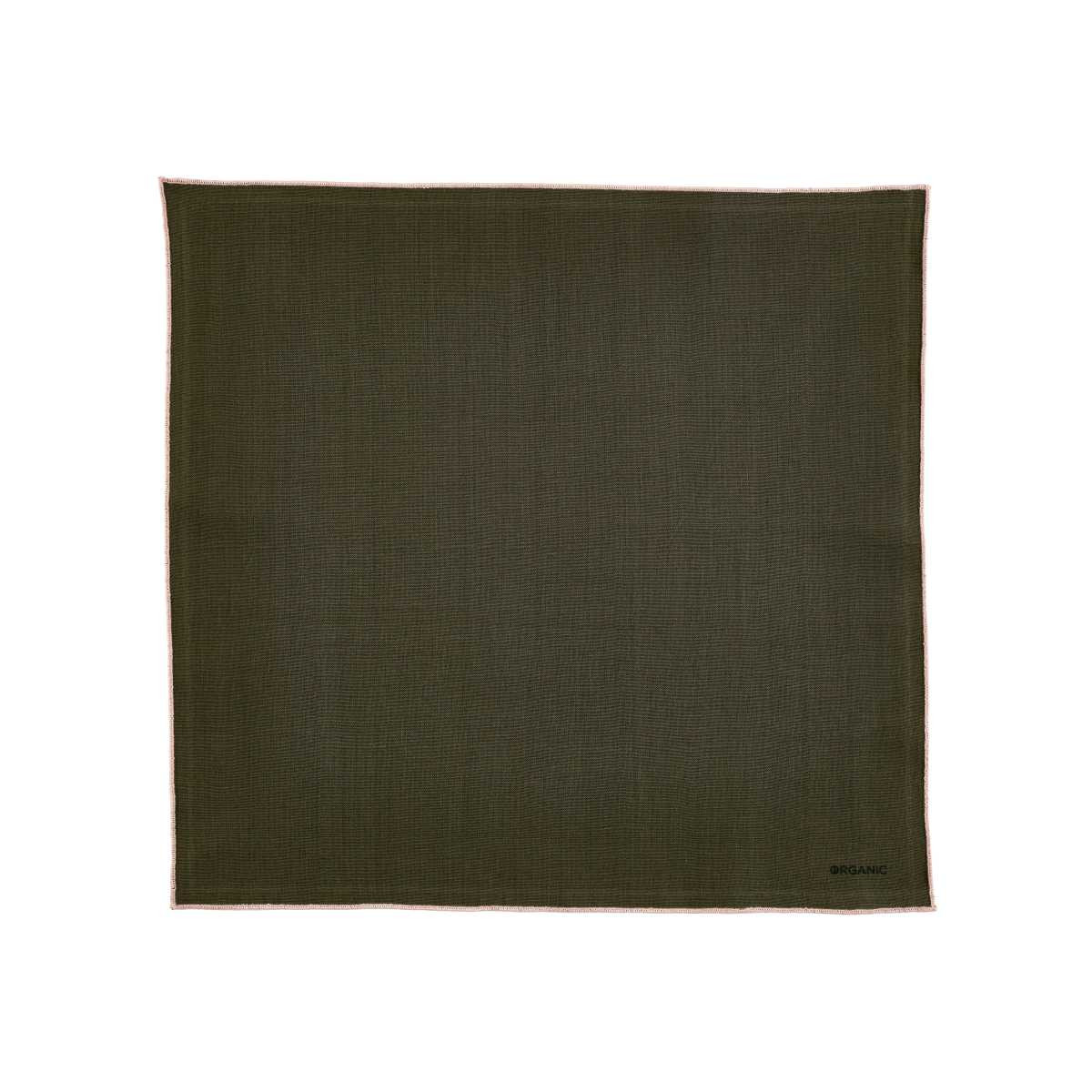 Stoffserviette, 2er-Set, oliv, Bitz