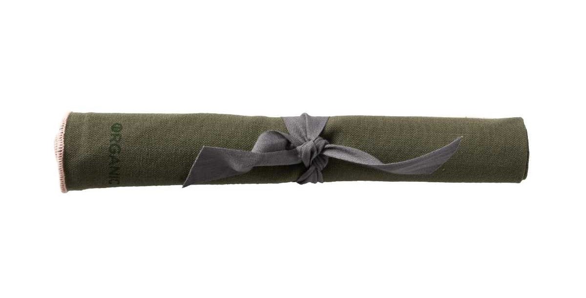 Stoffserviette, 2er-Set, oliv, Bitz