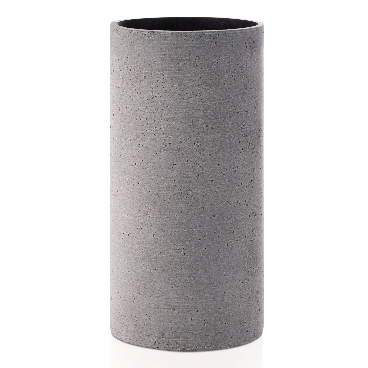 Vase COLUNA M, 24 cm, dunkelgrau, Polystone, Blomus