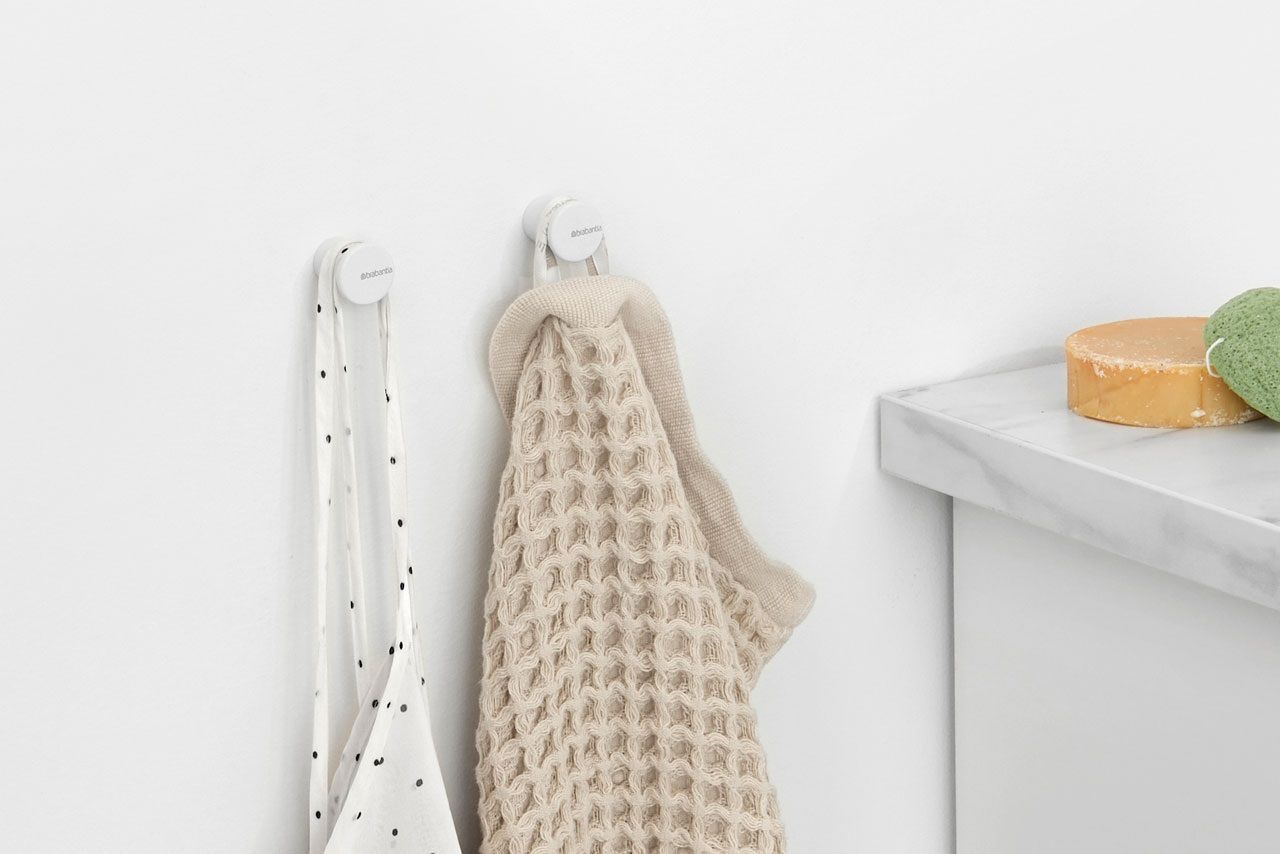 Handtuchhaken MINDSET, 2er-Set, mineralweiß, Brabantia