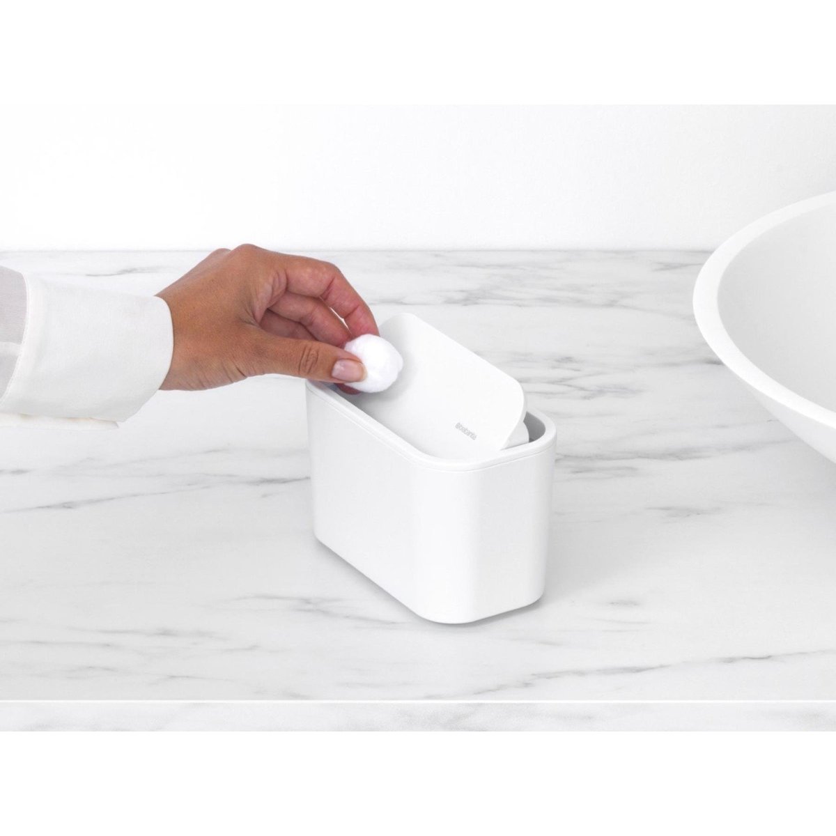Badezimmer Mülleimer MINDSET, Mineral White, Brabantia