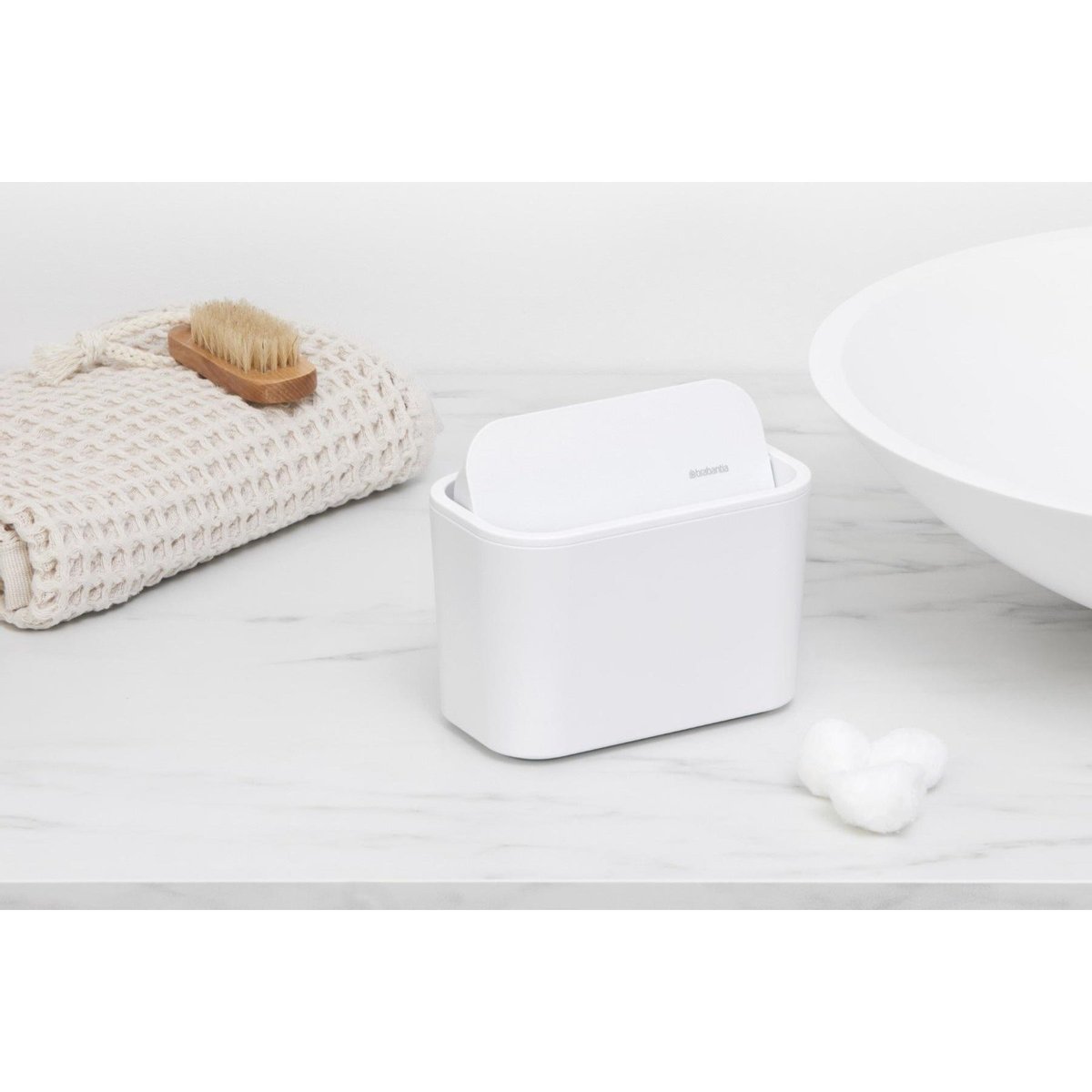 Badezimmer Mülleimer MINDSET, Mineral White, Brabantia