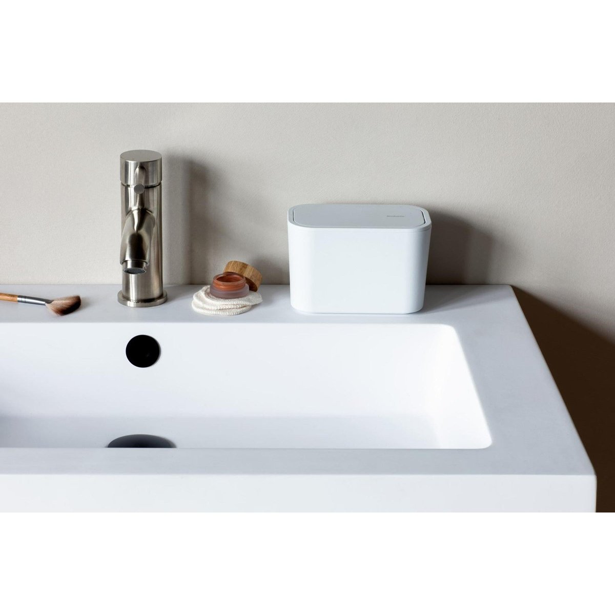 Badezimmer Mülleimer MINDSET, Mineral White, Brabantia