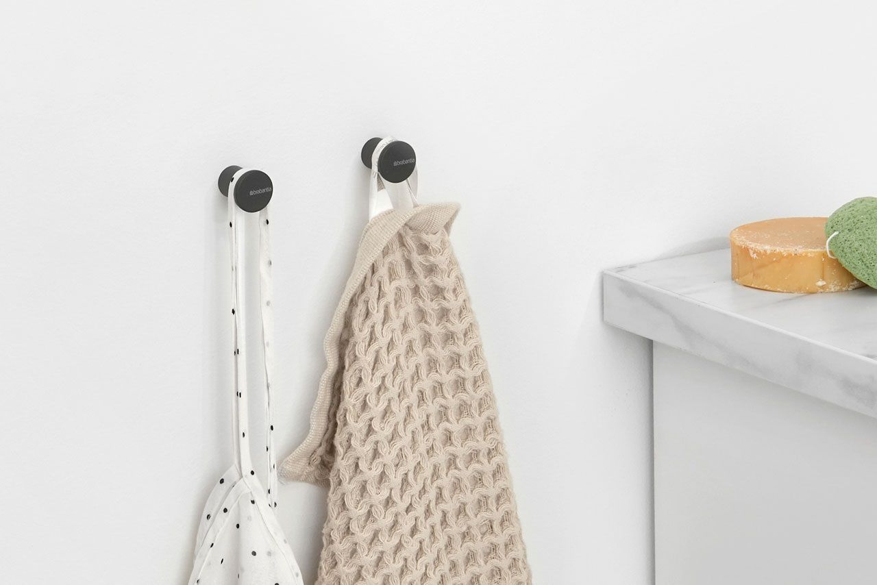 Handtuchhaken MINDSET, 2er-Set, mineral grey, Brabantia
