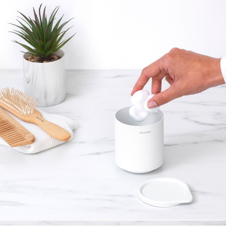 Wattepadspender MINDSET, Mineral White, Brabantia