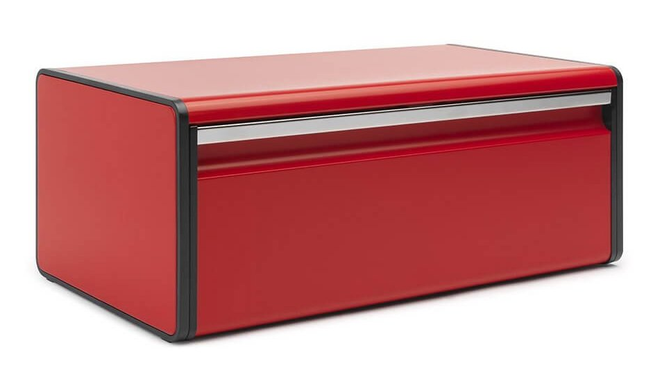 Klappbrotkasten FALL FRONT 46,5 cm, rot, Brabantia
