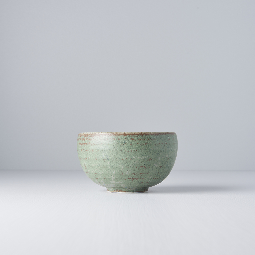 Schüssel GREEN FADE 13 cm, 500 ml, grün, keramik, MIJ